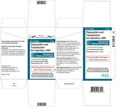 "image Description" (Pipe And Tazo Inj 152ml Carton Label)
