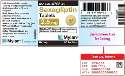 image-04.jpg Saxagliptan Tablets 2.5 mg Bottle Label - image 04