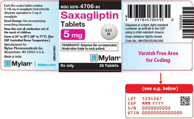 image-05.jpg Saxagliptan Tablets 5 mg Bottle Label - image 05