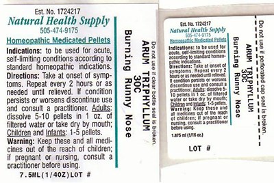 Burning Runny Nose Label (Nhs Burning Runny Nose)