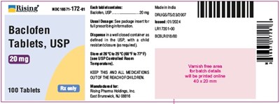 Baclofen-20mg-100ct (Baclofen 20mg 100ct)