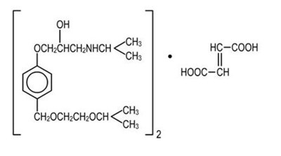 Chemical Structure (Bisoprolol Fumarate Tab Usp Structure)