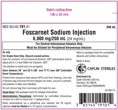 Foscarnet-bag-label (Foscarnet Bag Label)