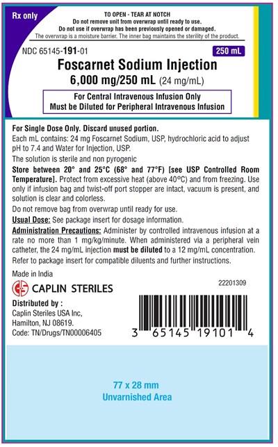 Foscarnet-pouch-label (Foscarnet Pouch Label)