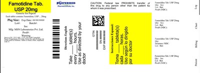 Famotidine Tab Usp 20mg (Famotidine 20mg 30s Cntr)