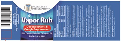 72197 007 04 Pharmacys Prescription Vapor Rub B