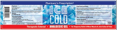 Pharmacys Prescription 8 Oz Ice Cold Analgesic (Pharmacys Prescription 8 Oz Analgesic Gel)