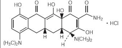 Structural Formula Of Minocycline Hydrochloride (Minocycline HCl Caps 1)