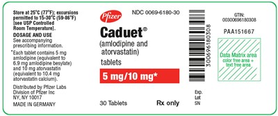 PRINCIPAL DISPLAY PANEL - 10 mg/20 mg Tablet Bottle Label - caduet 18
