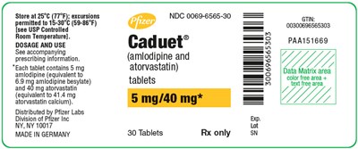 PRINCIPAL DISPLAY PANEL - 10 mg/80 mg Tablet Bottle Label - caduet 20
