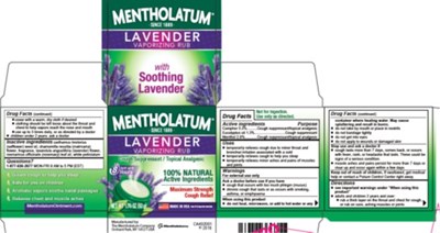 Mentholatum Lavender Vaporizing Rub (Image 01)