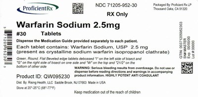 warfarin-sodium-tablets-label-2.5mg-1000count.jpg.jpg 71205-952-30 - warfarin sodium tablets label 2.5mg 1000count