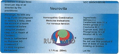 Principal Display Panel - 50 ml Bottle Label - neurovita 01