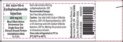 702d4e46-776d-42d1-a560-02684bbe8ac6-02.jpg Cyclophosphamide Injection, 500 mg/mL -Vial Label - 702d4e46 776d 42d1 a560 02684bbe8ac6 02