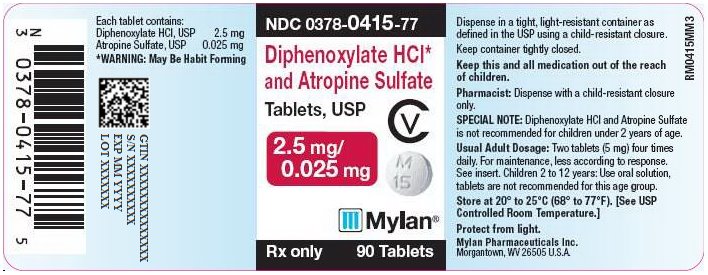 Pill Identifier Diphenoxylate Hydrochloride And Atropine Sulfate - Size ...