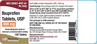 Principal Display Panel (400 mg Tablet Bottle Label)