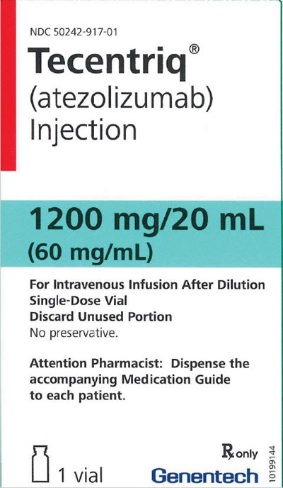 tecentriq-09.jpg PRINCIPAL DISPLAY PANEL - 20 mL Vial Carton - tecentriq 09