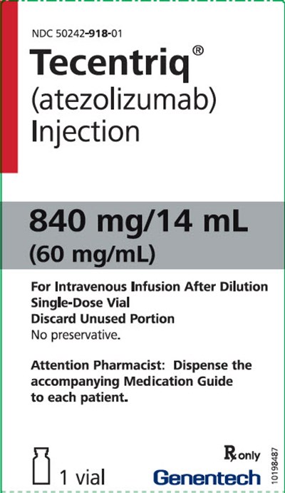tecentriq-10.jpg PRINCIPAL DISPLAY PANEL - 14 mL Vial Carton - tecentriq 10