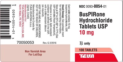 image-13.jpg BusPIRone Hydrochloride Tablets USP, 10 mg 100s Label - image 13