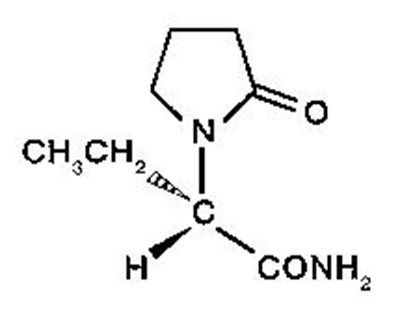 Chemical Structure (Levetiracetam)