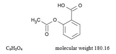 The Following Structural Formula For Aspirin (benzoic Acid, 2-(acetyloxy)-) Is An Analgesic, Antipyretic, And Anti-inflammatory. (Aspirin Struc)