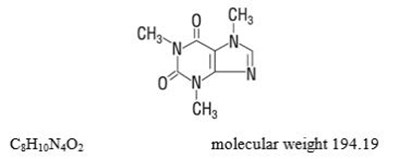 The Following Structural Formula For Caffeine (1,3,7-trimethylxanthine) Is A Central Nervous System Stimulant. (Caffeine Struc)