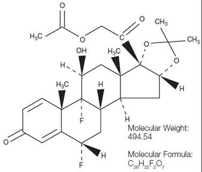 Chemical Structure (Fluocinonide 01)