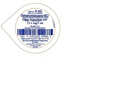 diphenhydramine-02.jpg 5 mL Unit Dose Cup Label - diphenhydramine 02