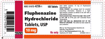 fluphenazine-05.jpg PRINCIPAL DISPLAY PANEL - 10 mg Tablet Bottle Label - fluphenazine 05