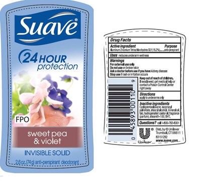Suave Is Sweet Pea And Violet 2.6 Oz Pdp (Suasweetpeaviolet)