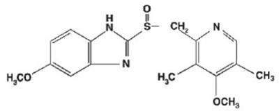 Chemical Structure - omeprazole 01