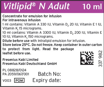 Package Label – Principal Display Panel – Vitalipid (Vit01 0000 21)