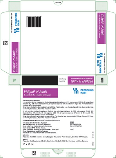 Package Label – Principal Display Panel – Vitalipid (Vit01 0000 22)