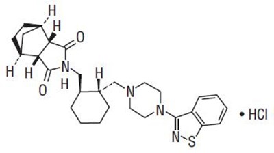 Chemical Structure - lurasidone str