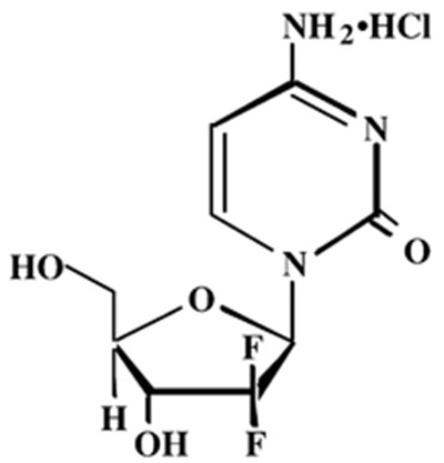 Structural Formula - gemcitabine for injection usp 1