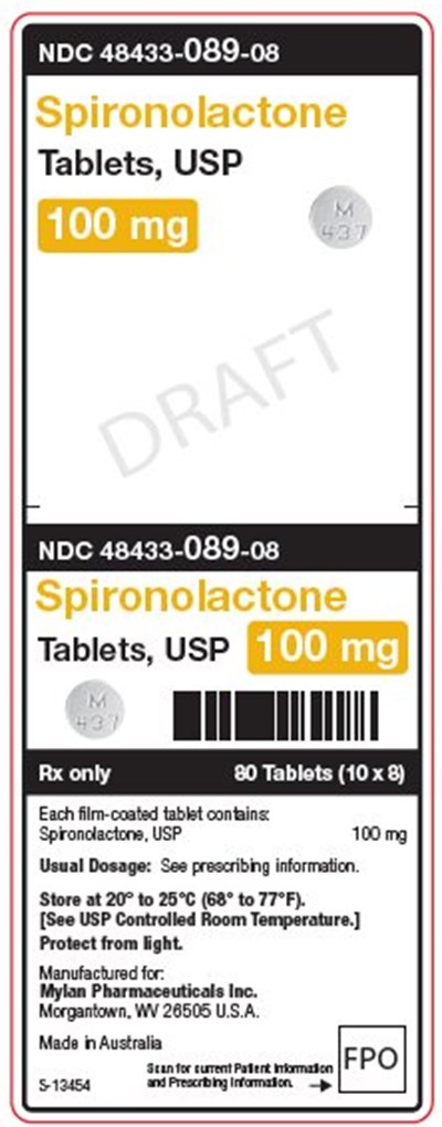 Spironolactone 100 mg Tablets, Usp Unit Carton Label (Image 06)