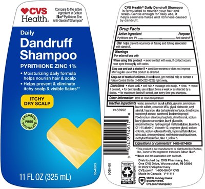 daily-dandruff-01.jpg PRINCIPAL DISPLAY PANEL - 325 mL Bottle Label - daily dandruff 01