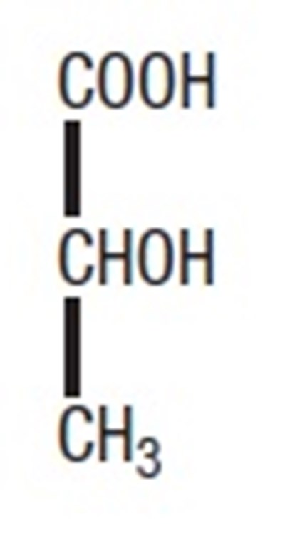 Ammonium Lactate Cream Structural Formula (Image 01)