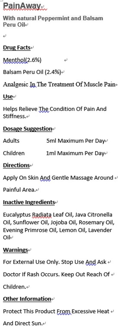 PainAway - 70470 1117 PainAway