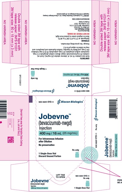 Jobevne Injection 400 mg/16 mL Carton Label (Image 11)