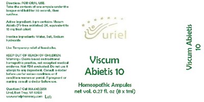 Viscumabietis10ampules