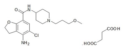 Structural Formula (Prucalopride Tablets 1)