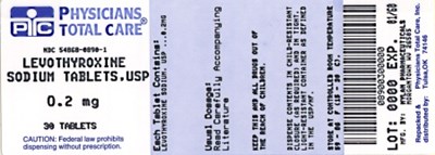0890.jpg image of 200 mcg package label - 0890