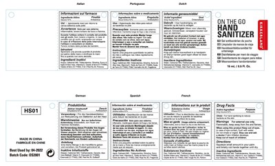 image of hand sanitizer 15ml - 15ml