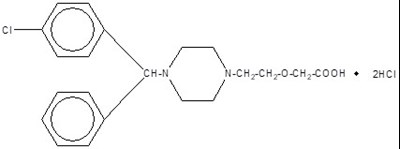 Cetirizine Chemical Structure (Cetirizine 1)