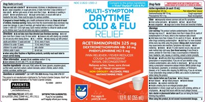 Acetaminophen 325 mg, Dextromethorphan Hbr 10 mg, Phenylephrine HCl 5 mg (Daytime Pe Liquid 1)