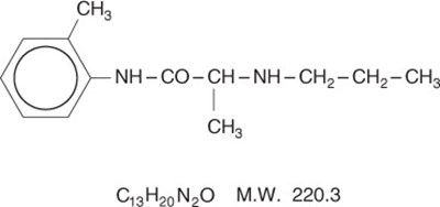 Prilocaine structure - figure 03