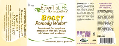 Boost Water Label (Ew01 01g)