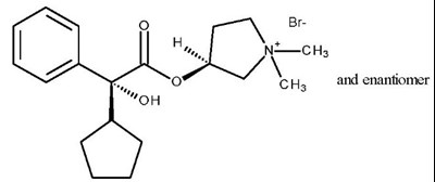 glycopyrrolatechemstructure.jpg Glycopyrrolate Chemical Structure - glycopyrrolatechemstructure