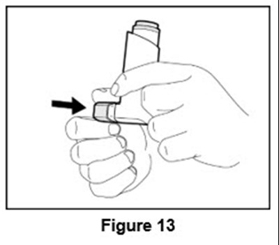 Figure 13 (replace the cap)